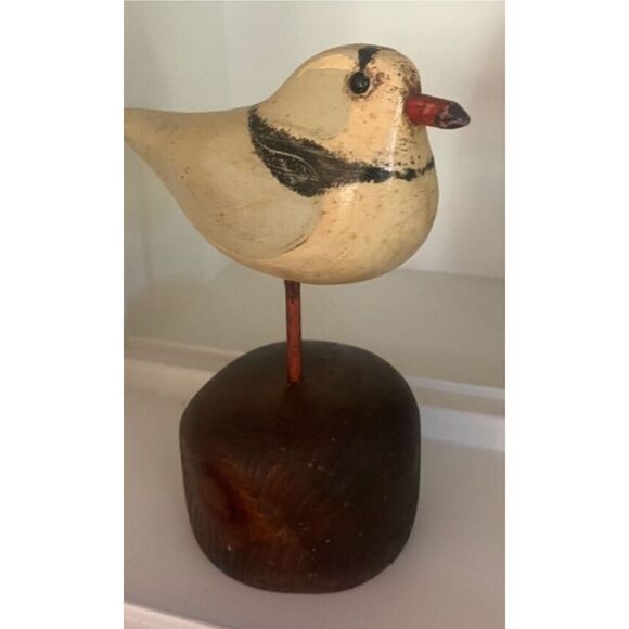 Vintage Folk Art Birds on Driftwood - Picture 5 of 7